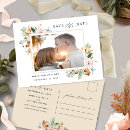 Search for fall wedding save date postcards Terracotta