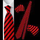Search for black and red striped ties Abstract