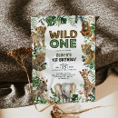Search for trendy 1st birthday invitations Jungle