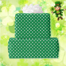 Search for green polka dot wrapping paper White