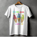 Search for ice cream kids tshirts Typography