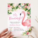 Search for flamingo baby shower invitations Floral