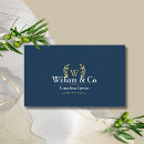 Search for navy blue and gold business cards Classic