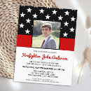 Search for firefighter graduation invitations Thin red line