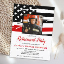 Search for fireman retirement invitations Thin red line