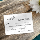 Search for menu choices wedding rsvp cards Modern