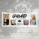 Search for graduation photo collage party signs Navy blue