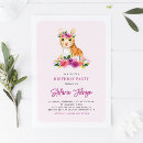 Search for cat party invitations Floral