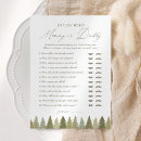 Search for mummy or daddy quiz Baby shower activity