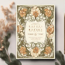 Search for art nouveau wedding invitations Victorian