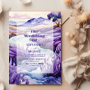 Search for rustic lavender wedding invitations Modern