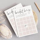 Search for bridal bingo Blush pink