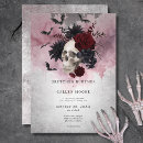 Search for skull wedding invitations Moody