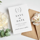 Search for crest save the dates Black and white