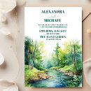 Search for colorado mountain wedding invitations Woodsy river camping