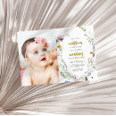 Search for baby turning one invitations Our little wildflower