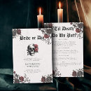 Search for skull hens party invitations Bride