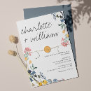 Search for modern summer wedding invitations Dusty blue
