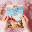 Search for desert cactus invitations Earth tones