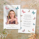 Search for butterfly poem cards In loving memory