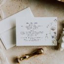 Search for floral wedding enclosure cards Wildflower
