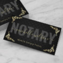 Search for notary public business cards Typography