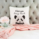 Search for panda cushions Black and white