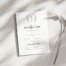Search for monogrammed rsvp cards Simple