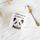 Search for black and white panda mugs Funny