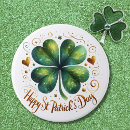 Search for irish pride badges Shamrock