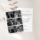 Search for wedding announcement cards Black and white