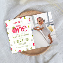 Search for berry sweet one 1st birthday invitations Pink