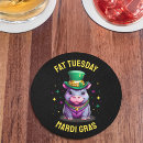 Search for fat coasters Mardi gras