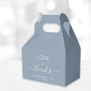 Search for dusty blue wedding favour boxes Modern