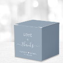 Search for dusty blue wedding favour boxes Modern