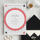 Search for playing card wedding invitations Black