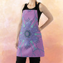 Search for purple flower aprons Pattern