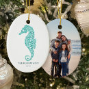 Search for seahorse christmas tree decorations Seashells