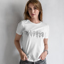 Search for wildflower tshirts Botanical