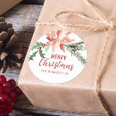 Search for watercolor poinsettia stickers Modern