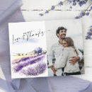 Search for purple flowers thank you cards Minimalist