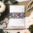 Search for floral wedding invitation belly bands Peach