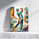 Search for retro golf art Golfer