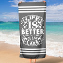 Search for lake life beach towels Nautical