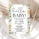 Search for hello baby invitations Flowers