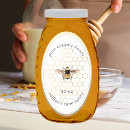 Search for jar of honey stickers Honeycomb