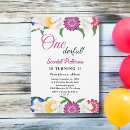 Search for colourful 1st birthday invitations Elegant
