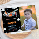 Search for orange and black birthday invitations Boy