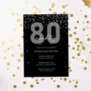 Search for happy 80th birthday invitations Eighty