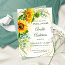 Search for sunflower frame invitations Greenery